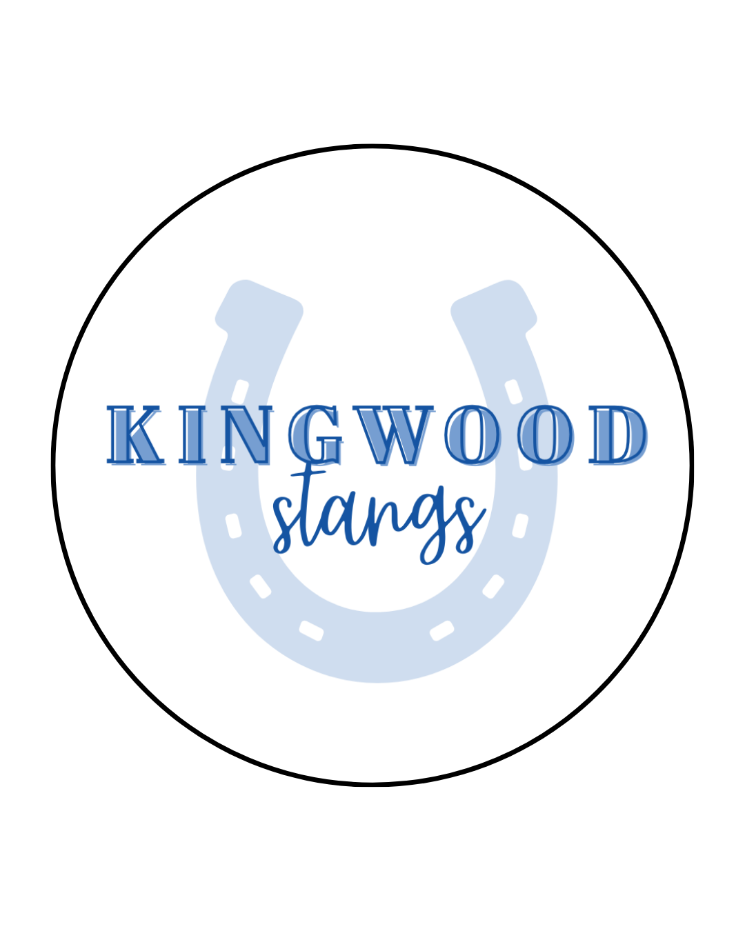 Kingwood Stangs Button