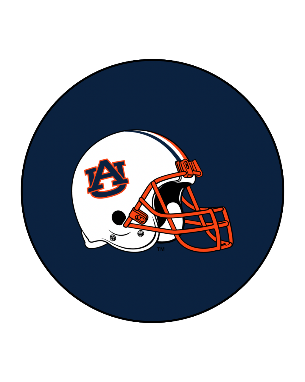 Auburn Helmet Button