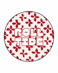 Roll Tide Patterned Button