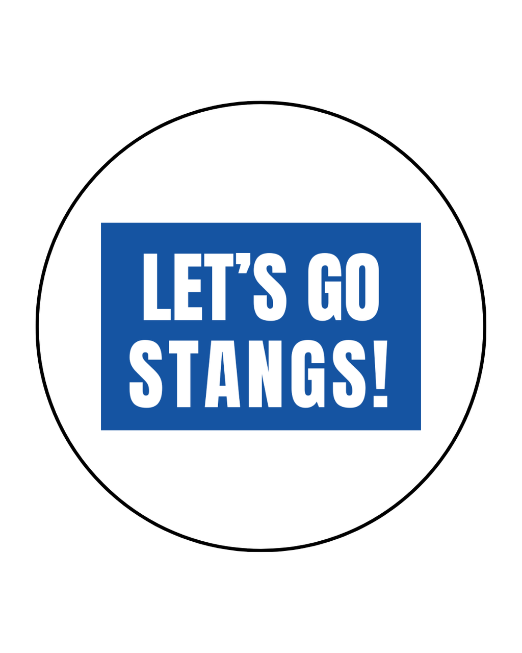 LET’S GO! Mascot Button