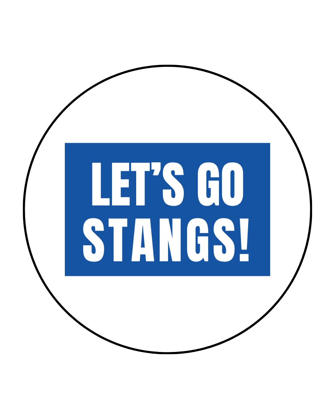 LET’S GO! Mascot Button