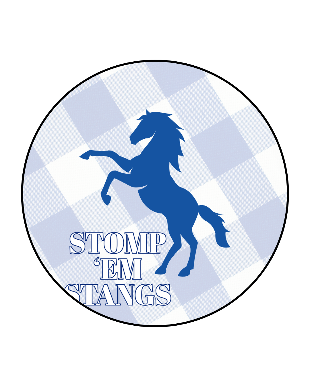 Stomp ‘Em Stangs Buttom