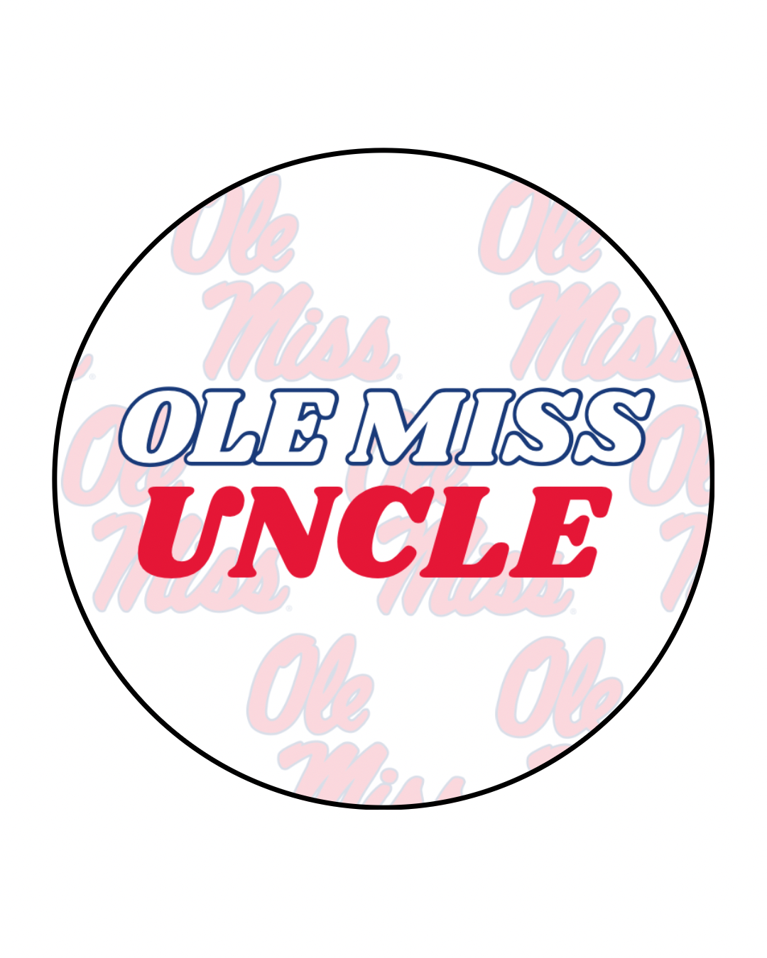 Ole Miss Uncle Button