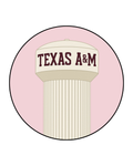 Texas A&M Water Tower Button