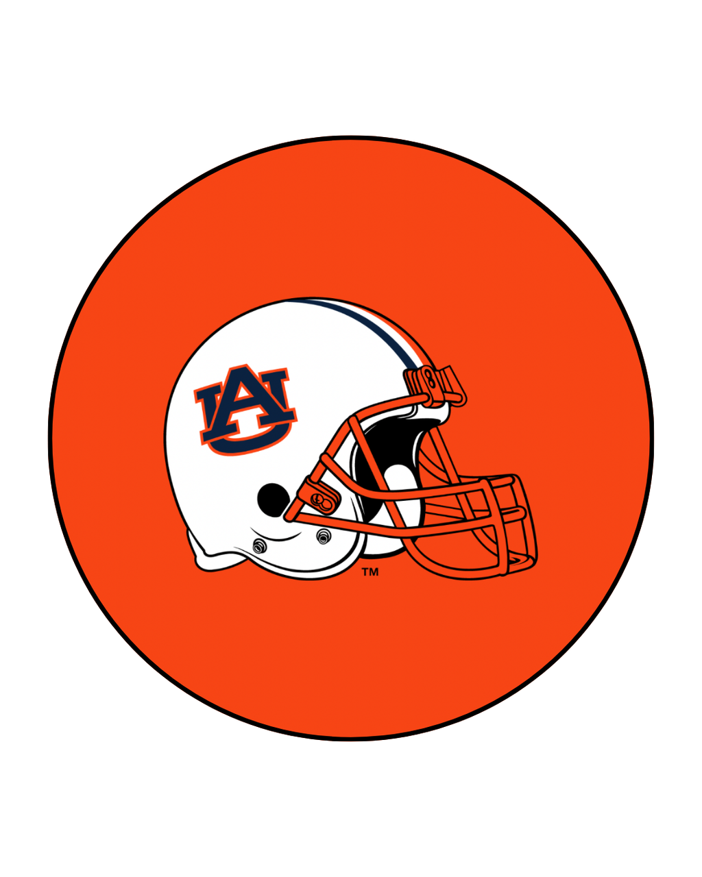 Auburn Helmet Button