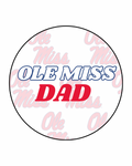 Ole Miss Dad Button