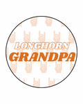 Longhorn Grandpa Button