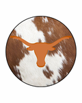 UT Longhorn Print Button
