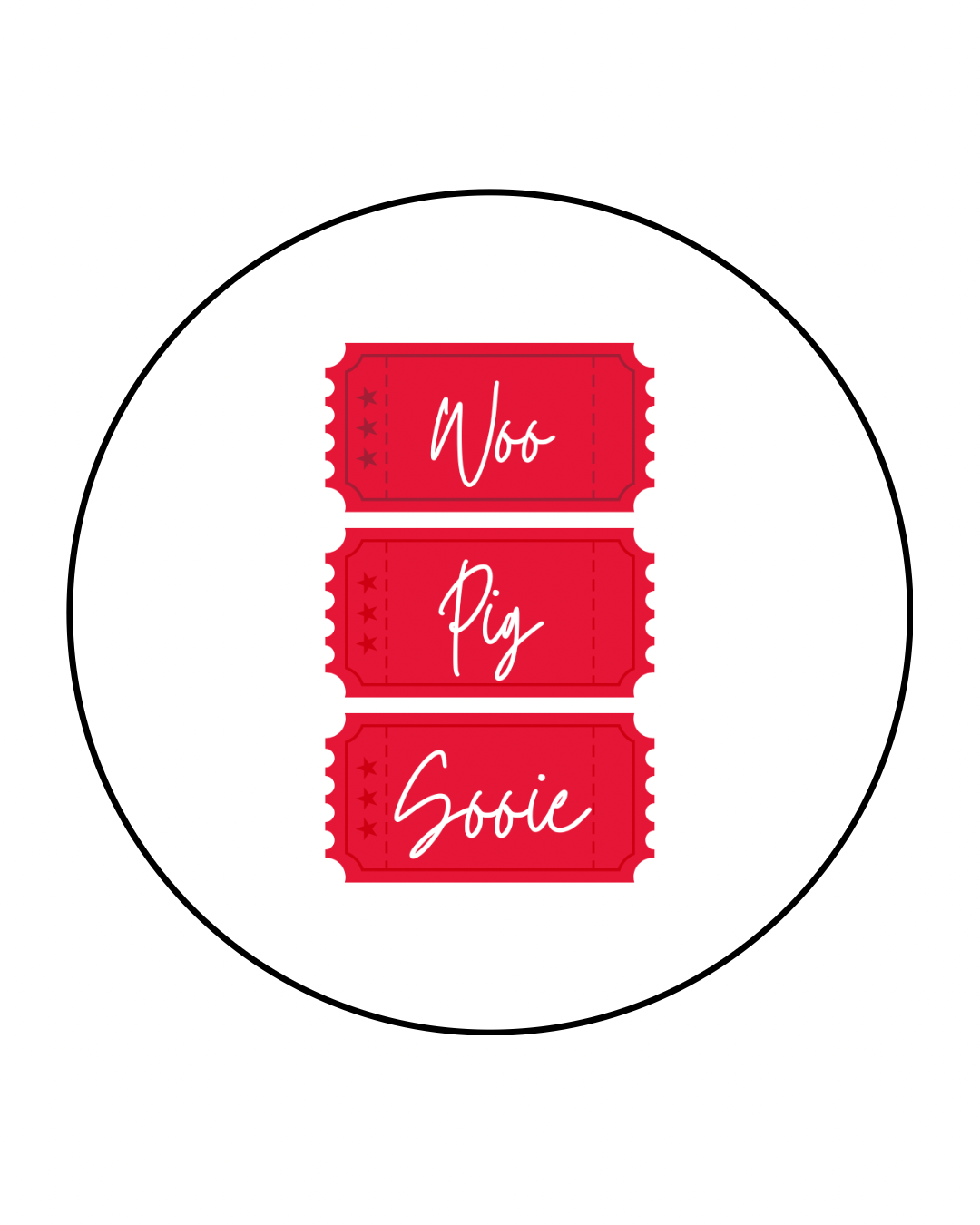 Woo Pig Sooie Ticket Button