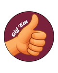 Gig ‘Em Thumbs Up Button