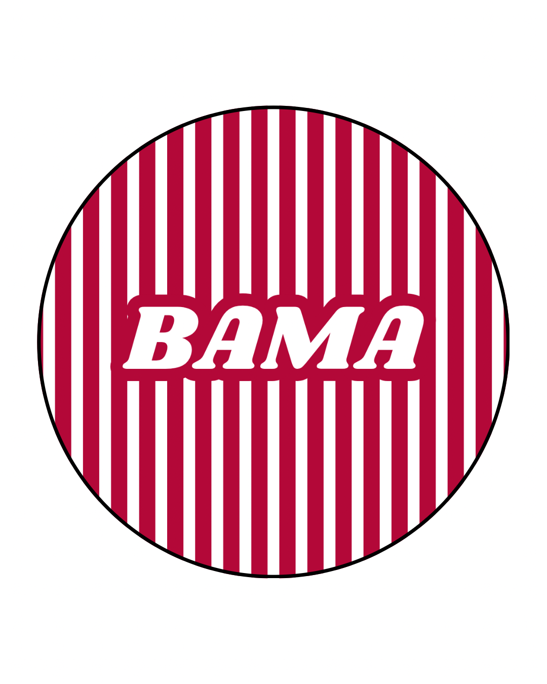 Bama Striped Button ￼