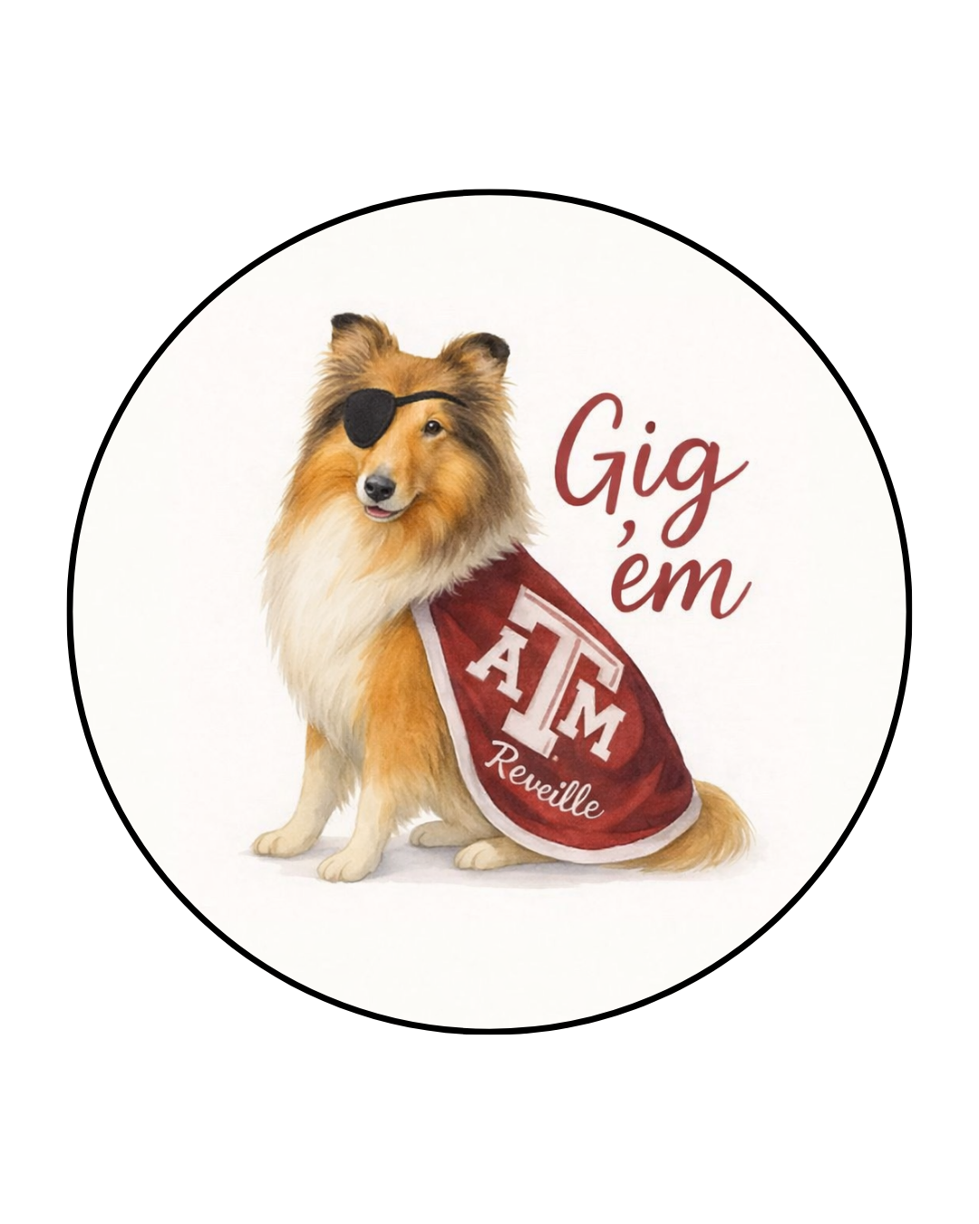 Gig ‘Em Reveille Button