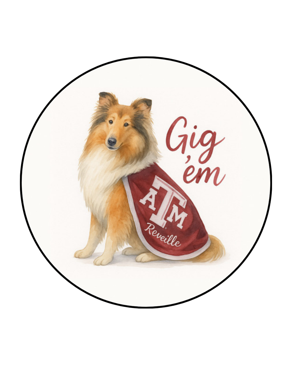 Gig ‘Em Reveille Button